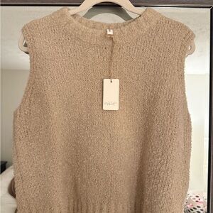 Wishlist Knit Tank in Camel